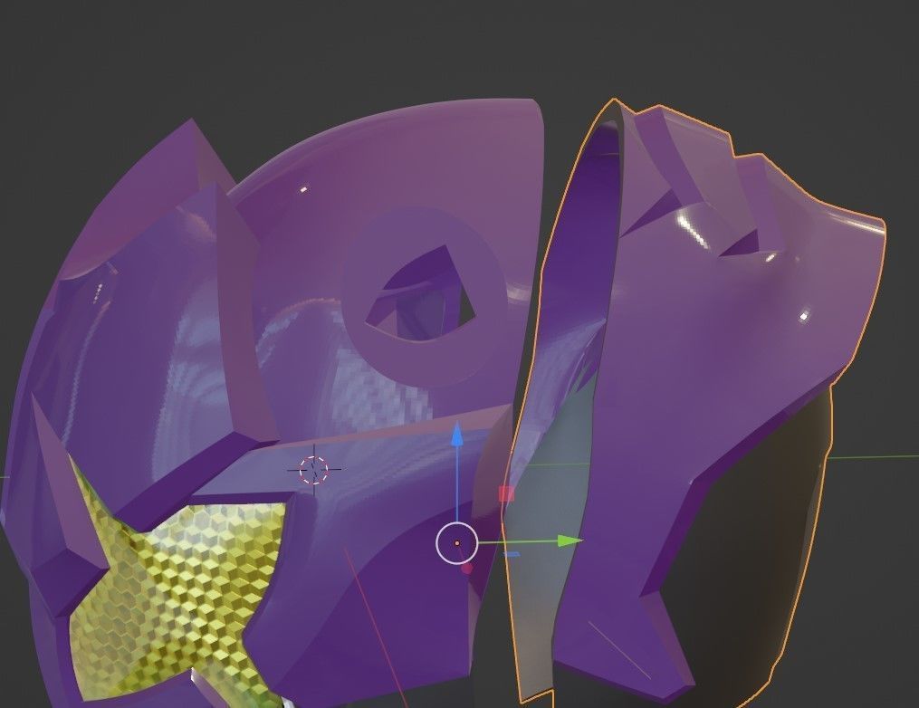 Kamen Rider Buffa 3D printable cosplay helmet  3D print model_19