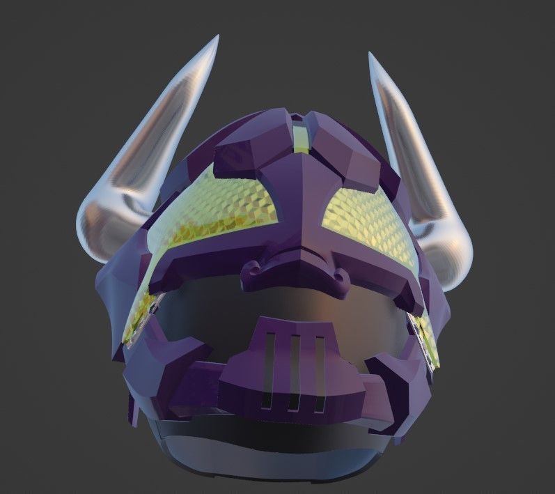 Kamen Rider Buffa 3D printable cosplay helmet  3D print model_5