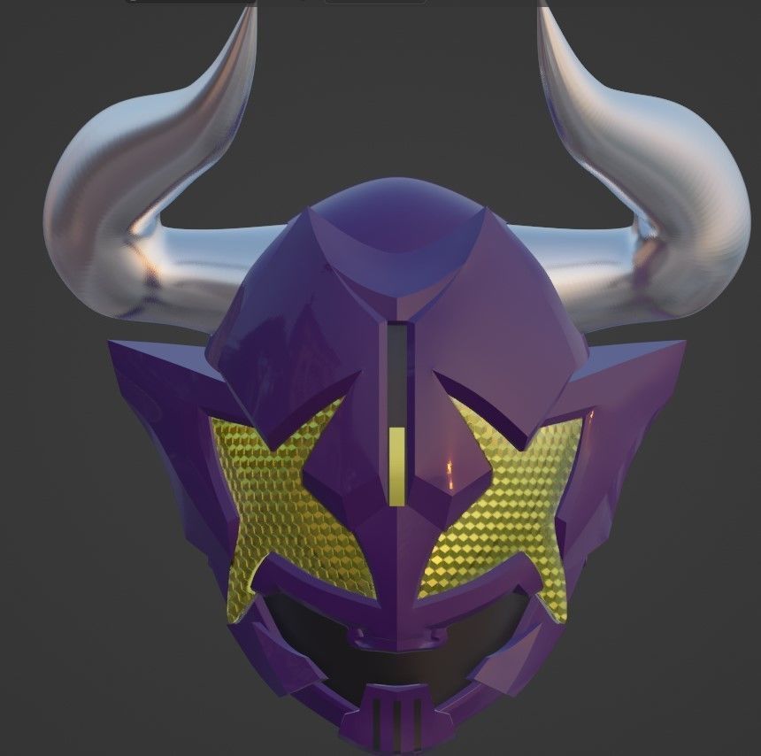 Kamen Rider Buffa 3D printable cosplay helmet  3D print model_1