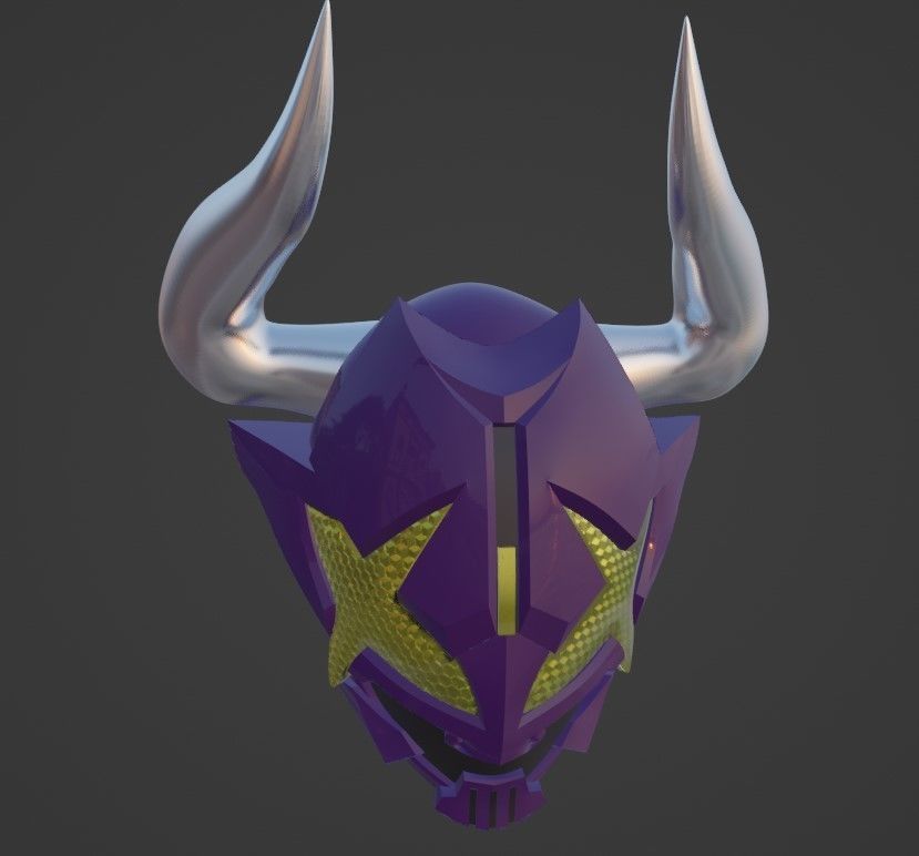 Kamen Rider Buffa 3D printable cosplay helmet  3D print model_4