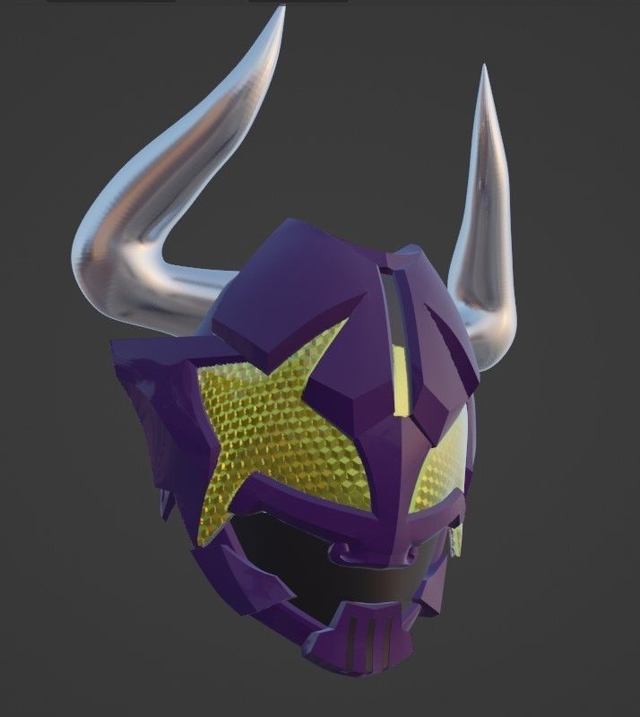 Kamen Rider Buffa 3D printable cosplay helmet  3D print model_3