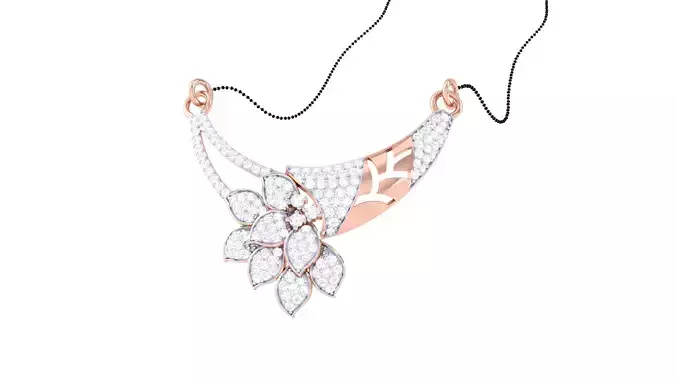 Women Pendant Necklaces 3dm STL OBJ FBX Renders Details