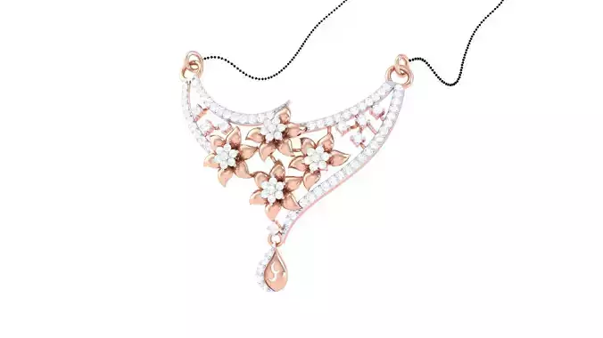 Women Pendant Necklaces 3dm STL OBJ FBX Renders Details