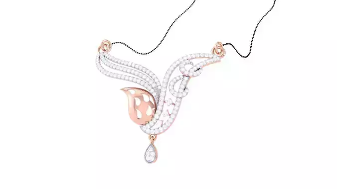 Women Pendant Necklaces 3dm STL OBJ FBX Renders Details