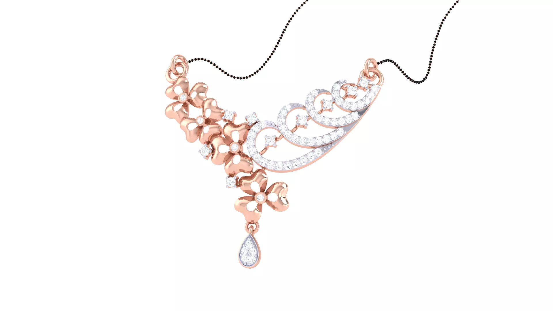 Women Pendant Necklaces 3dm STL OBJ FBX Renders Details 3D print model_0