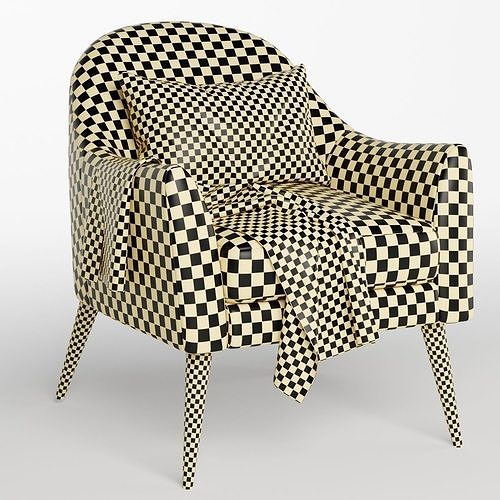 Juno Armchair Swoon 3D model 6