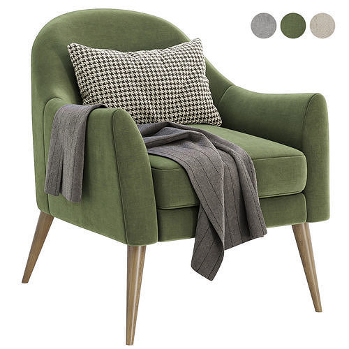 Juno Armchair Swoon 3D model 2
