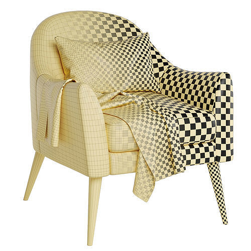 Juno Armchair Swoon 3D model 7