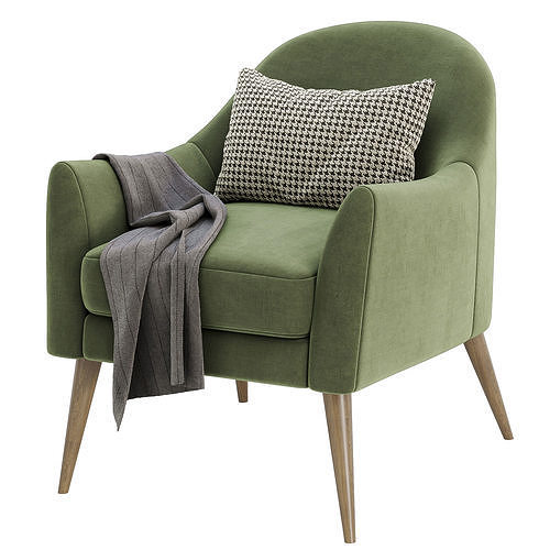 Juno Armchair Swoon 3D model 4