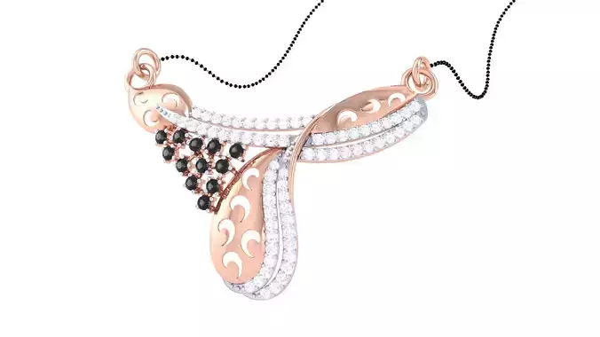 Women Pendant Necklaces 3dm STL OBJ FBX Renders Details