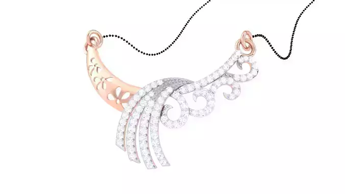 Women Pendant Necklaces 3dm STL OBJ FBX Renders Details