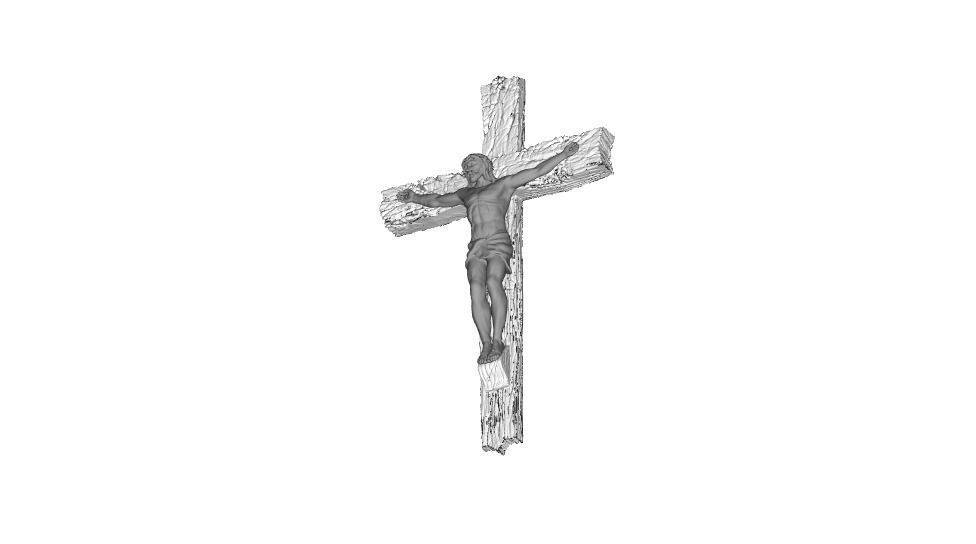 Jesus Cross Pendant 3D print model_15
