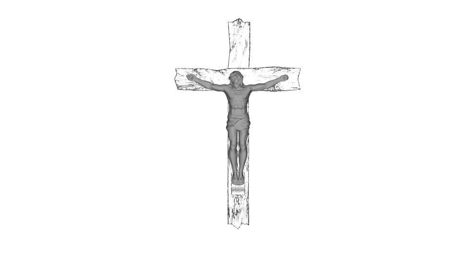 Jesus Cross Pendant 3D print model_11
