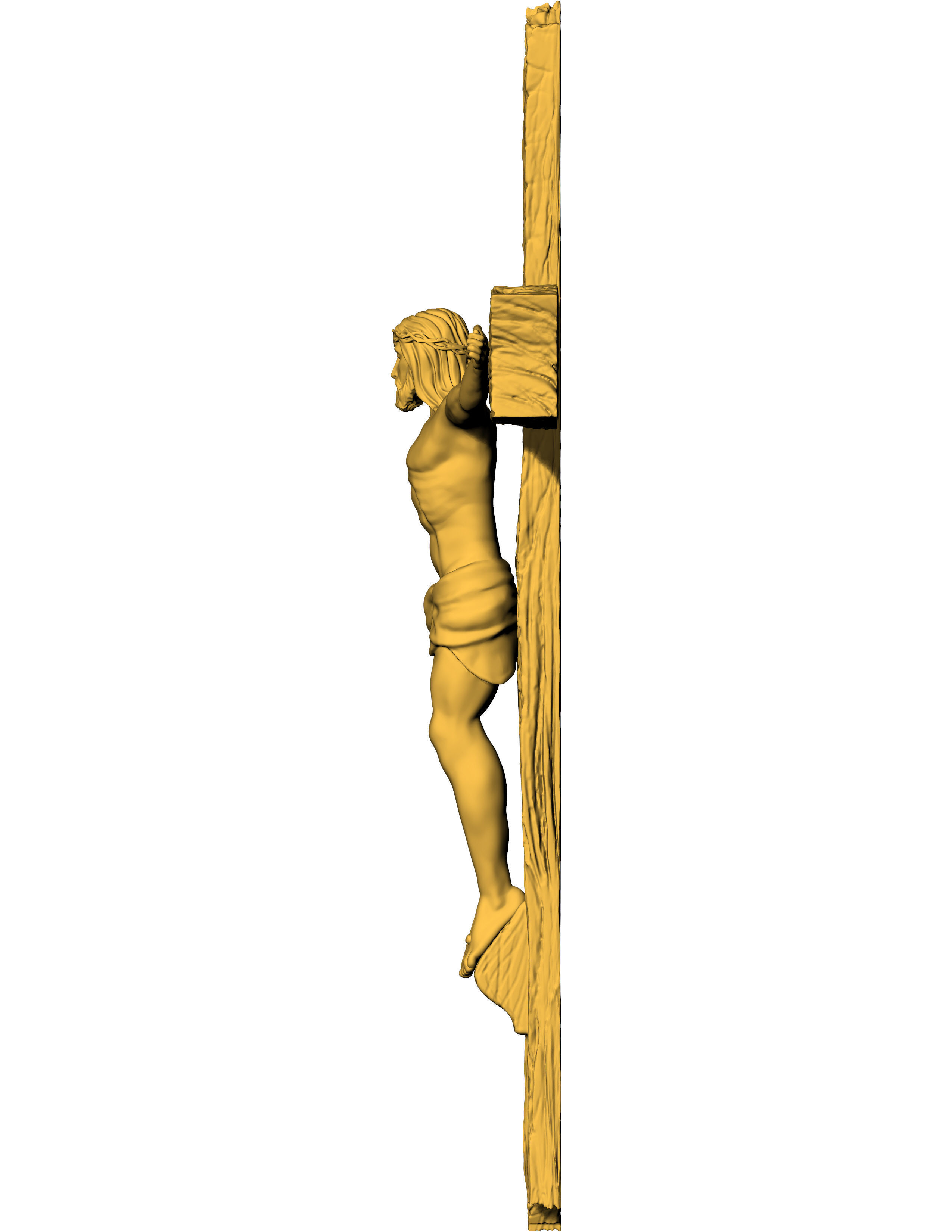 Jesus Cross Pendant 3D print model_21