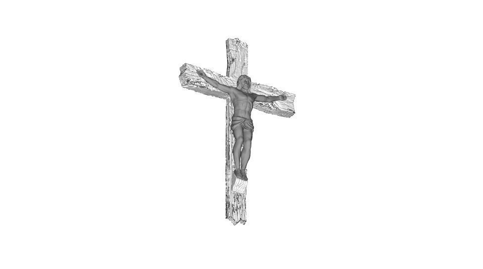 Jesus Cross Pendant 3D print model_14