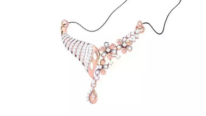 Women Pendant Necklaces 3dm STL OBJ FBX Renders Details