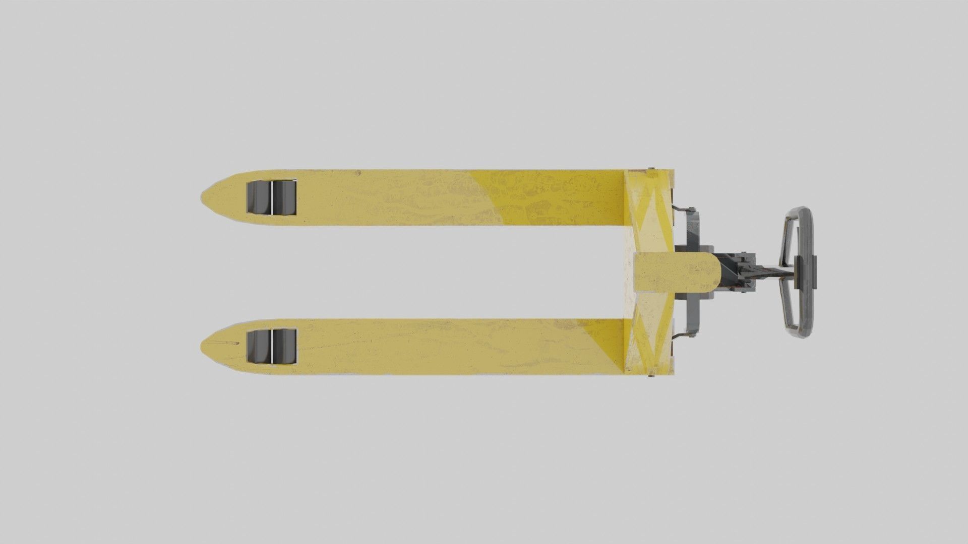 Pallet truck 3D model_3