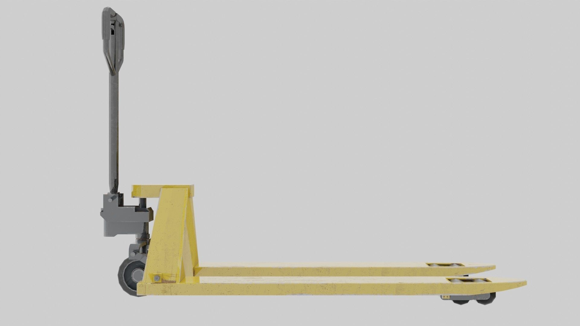 Pallet truck 3D model_4