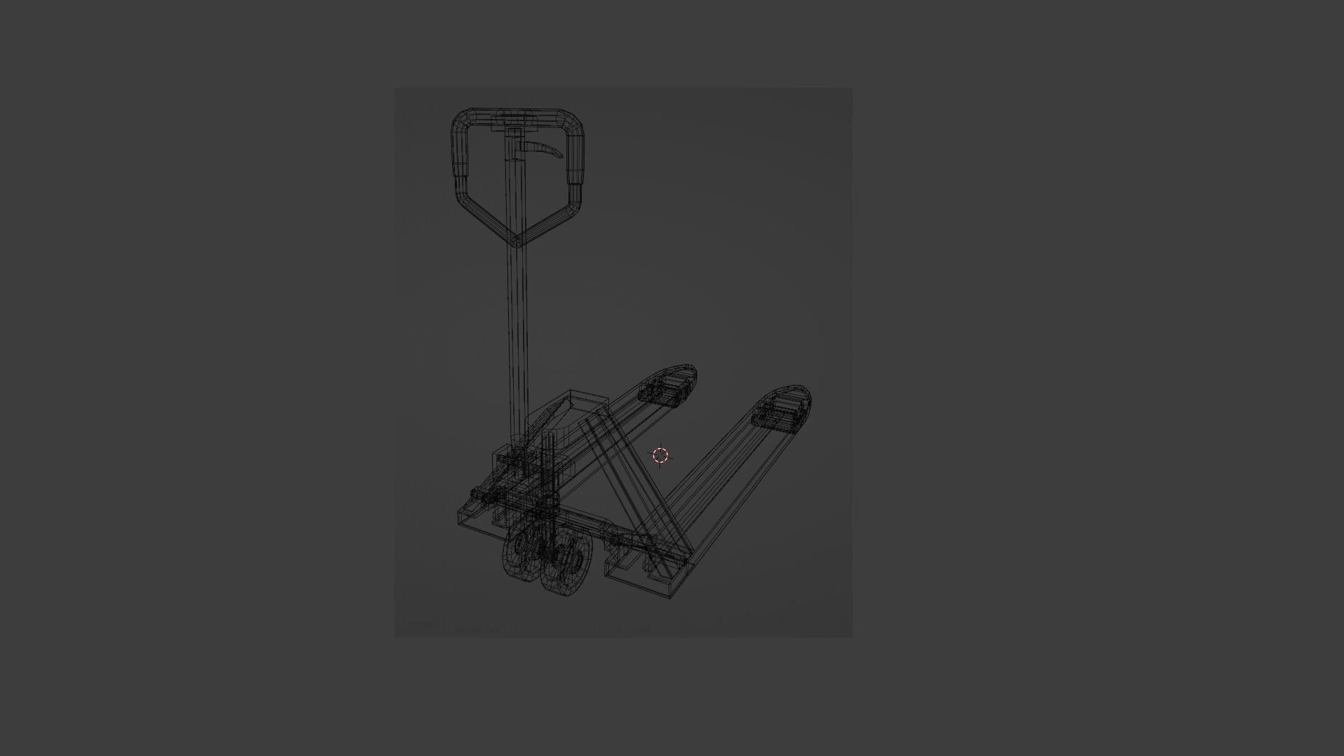 Pallet truck 3D model_5