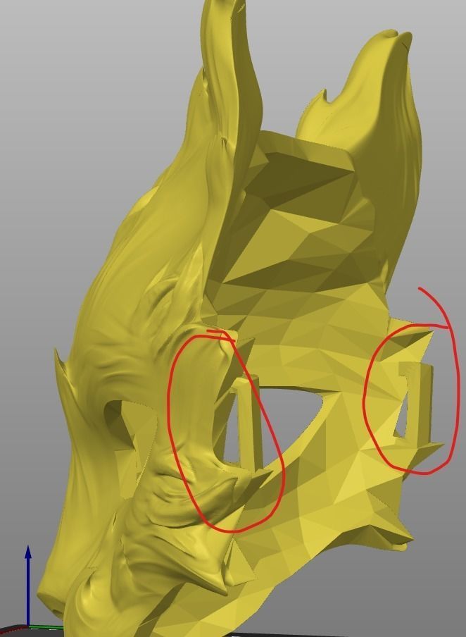 Cat mask v5 3D print model_7