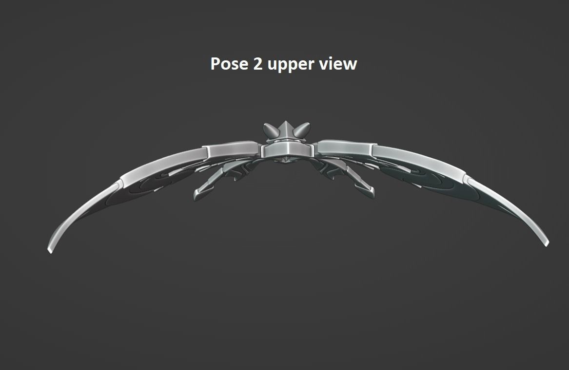 Geo Crystalfly -- Genshin Impact Decoration -- 3D Print Ready 3D print model_6