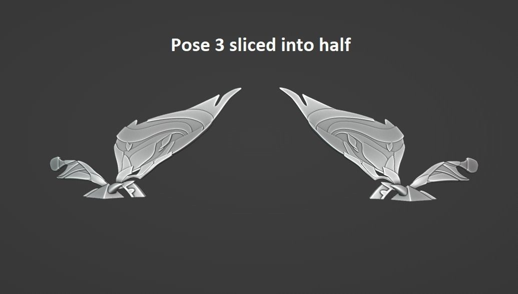 Geo Crystalfly -- Genshin Impact Decoration -- 3D Print Ready 3D print model_10