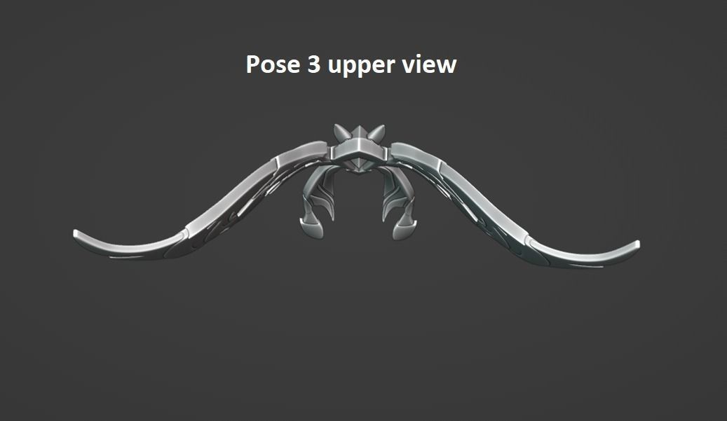 Geo Crystalfly -- Genshin Impact Decoration -- 3D Print Ready 3D print model_8