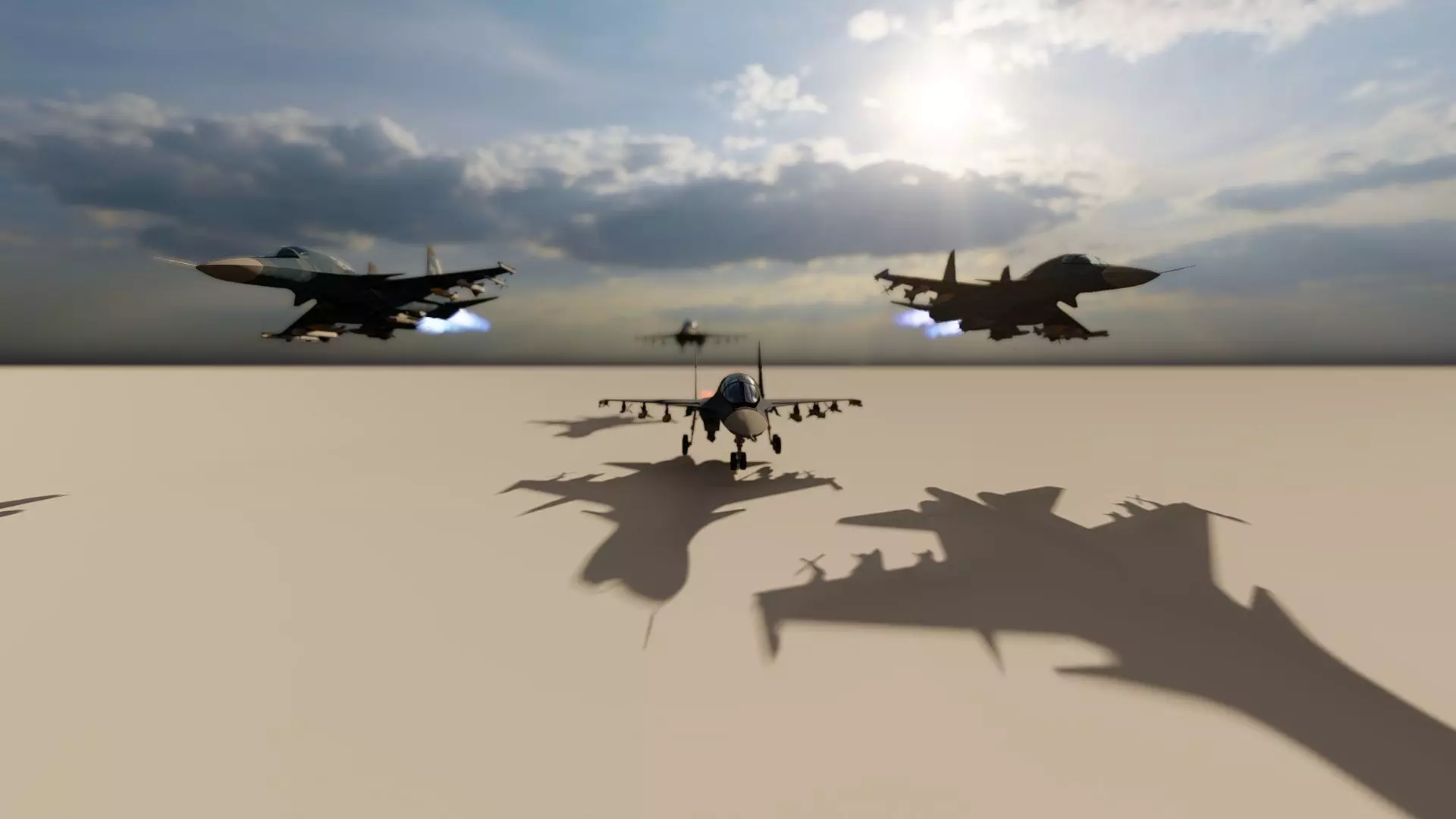 3d Model Sukhoi SU-34 Low-poly 3D model