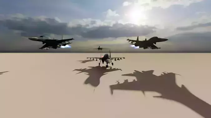 3d Model Sukhoi SU-34