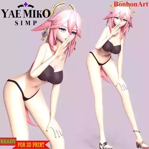 Yae Miko - Genshin Impact 3D print model