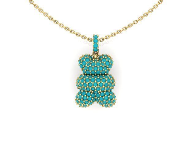 Gummy bear APM m 3D print model_1