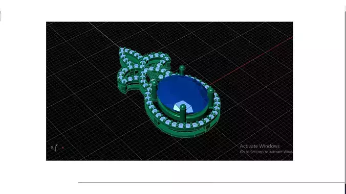 Pendant with Gemstone