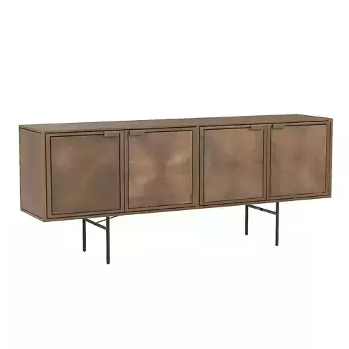 Sunburst Sideboard In Antique Nickel