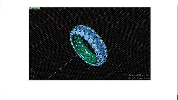 Ring with Diamond 3D model
