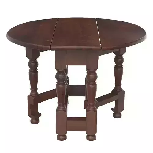Small Antique Oak Gateleg Occasional Table