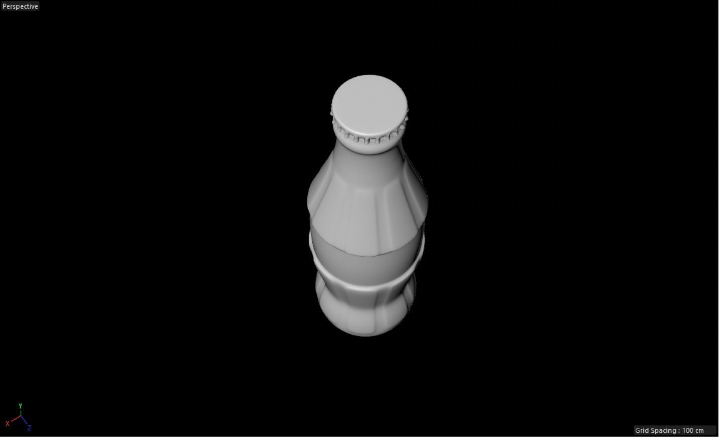Coca Cola Classic Bottle 3D model Free 3D model_7