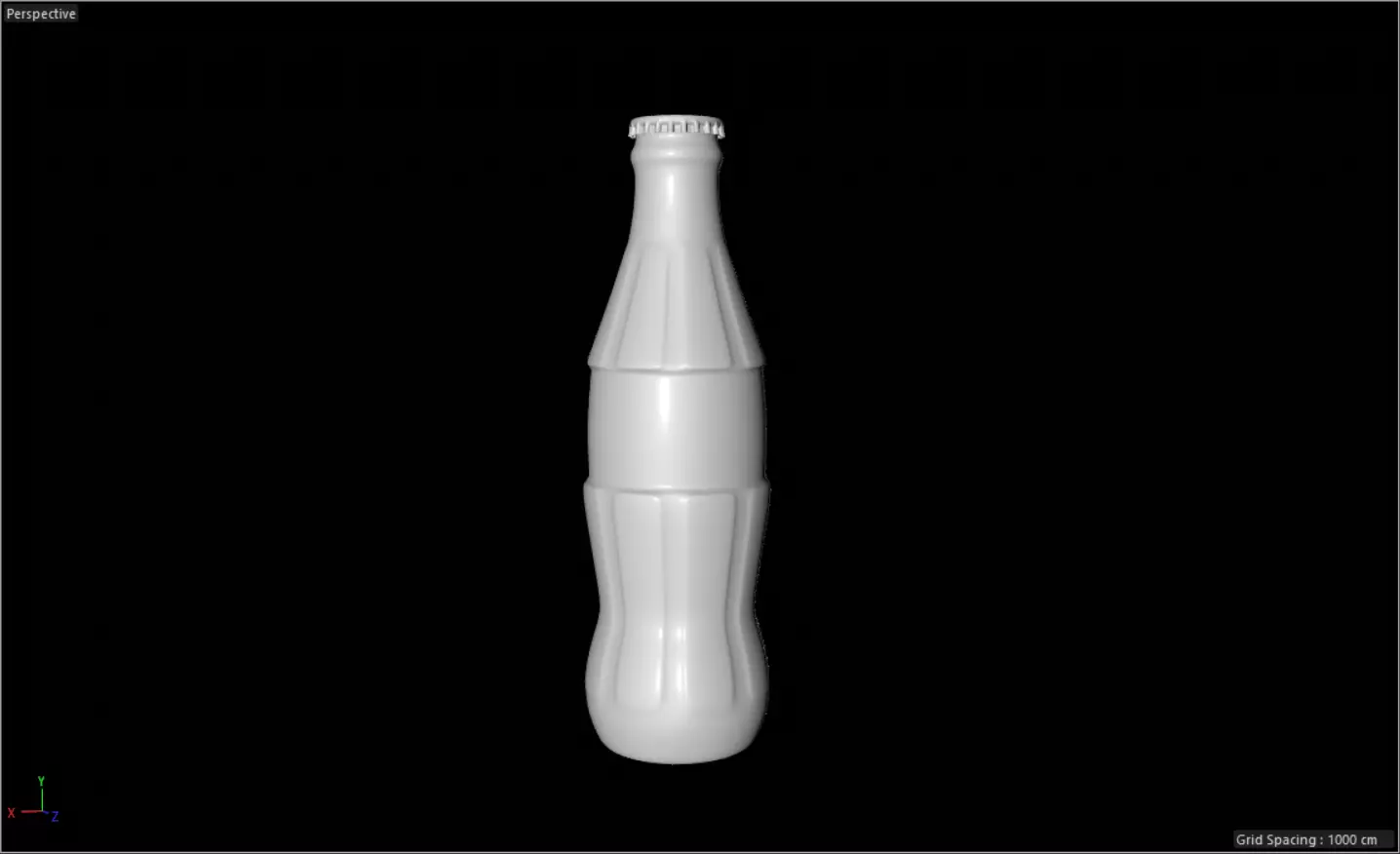 Coca Cola Classic Bottle 3D model Free 3D model_0