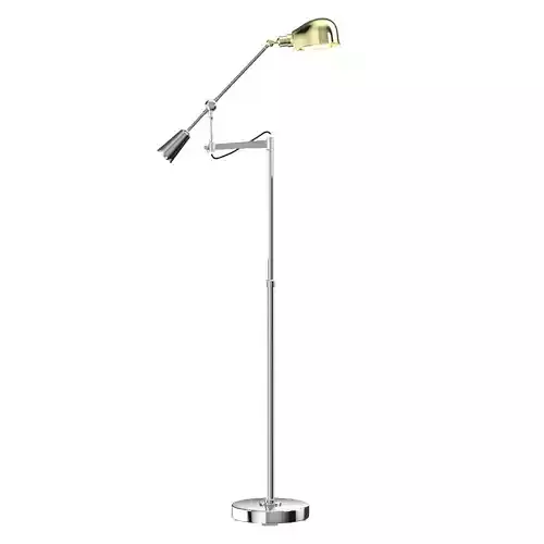 RL 67 Est Chrome Floor Standing Height Adjustable Lamp