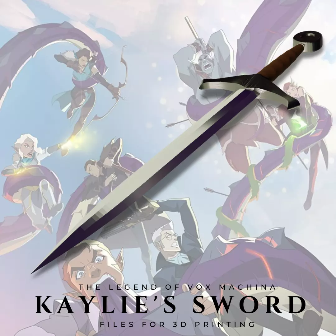 Kaylies Sword from The Legend of Vox Machina 3D print model