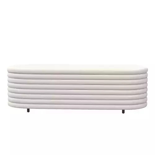 Rialto Ivory Storage Bench