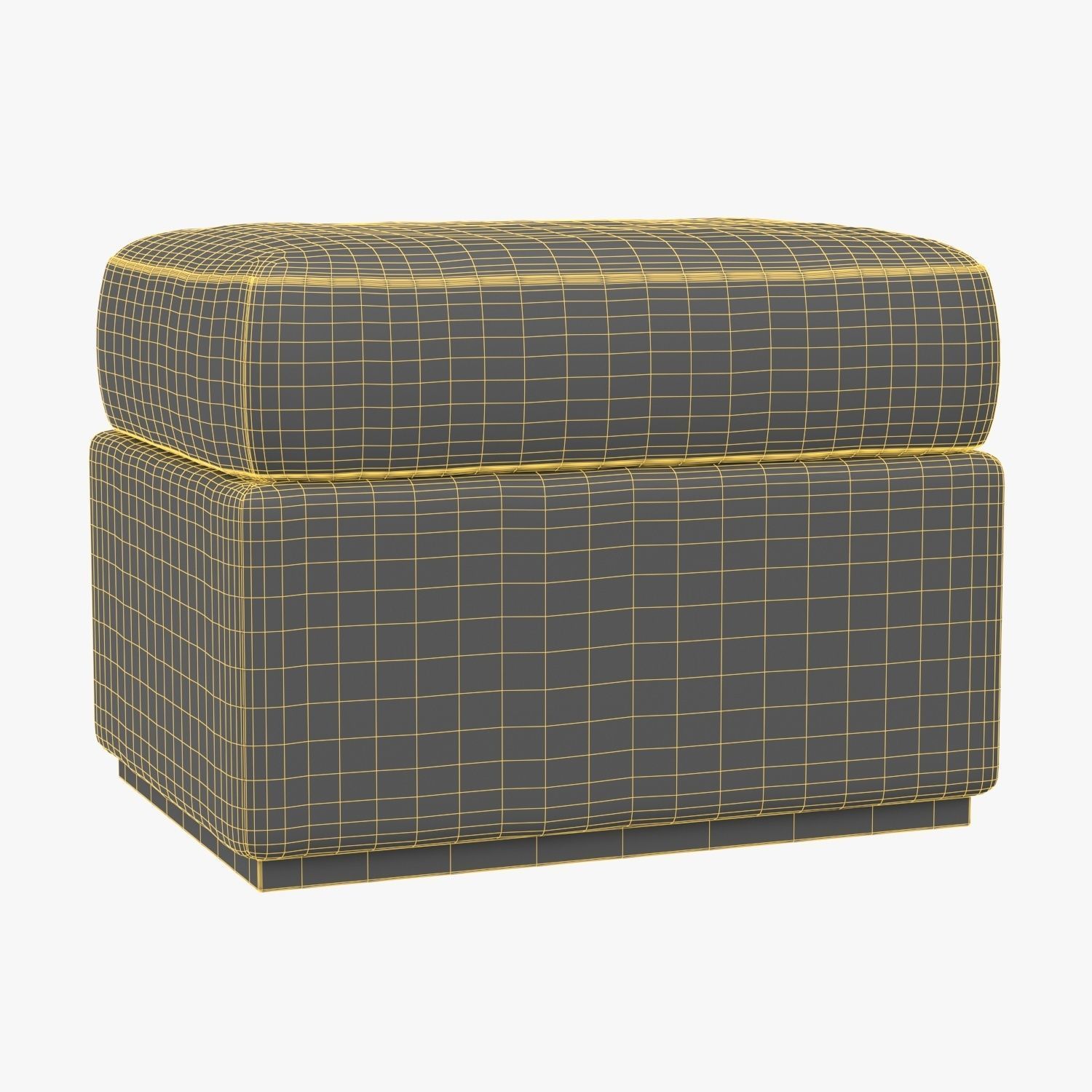 RH Oliver Ottoman 3D model_5