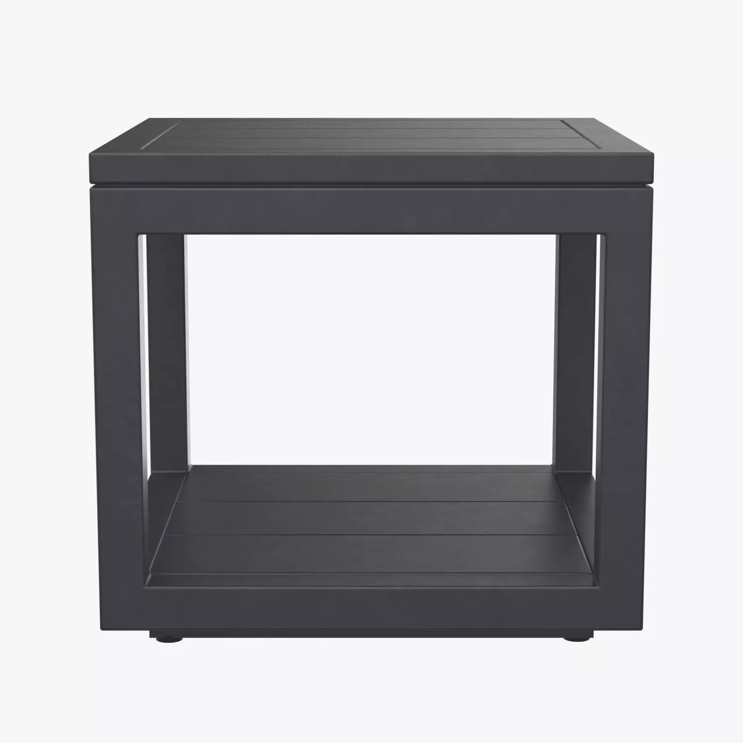 RH Capri Aluminum Square Side Table 3D model_0