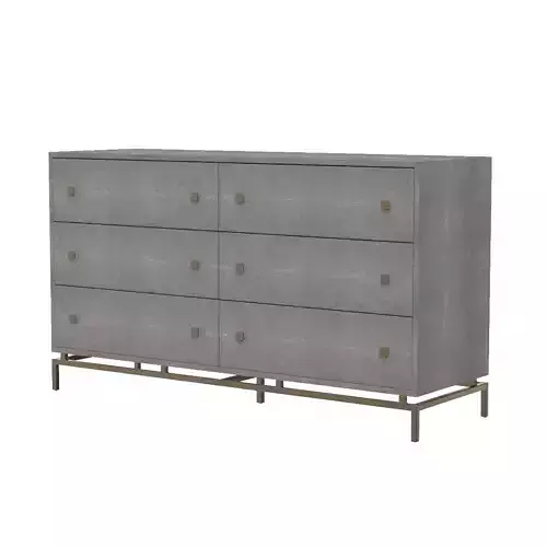 Pesce Shagreen 6 Drawer Dresser B44147