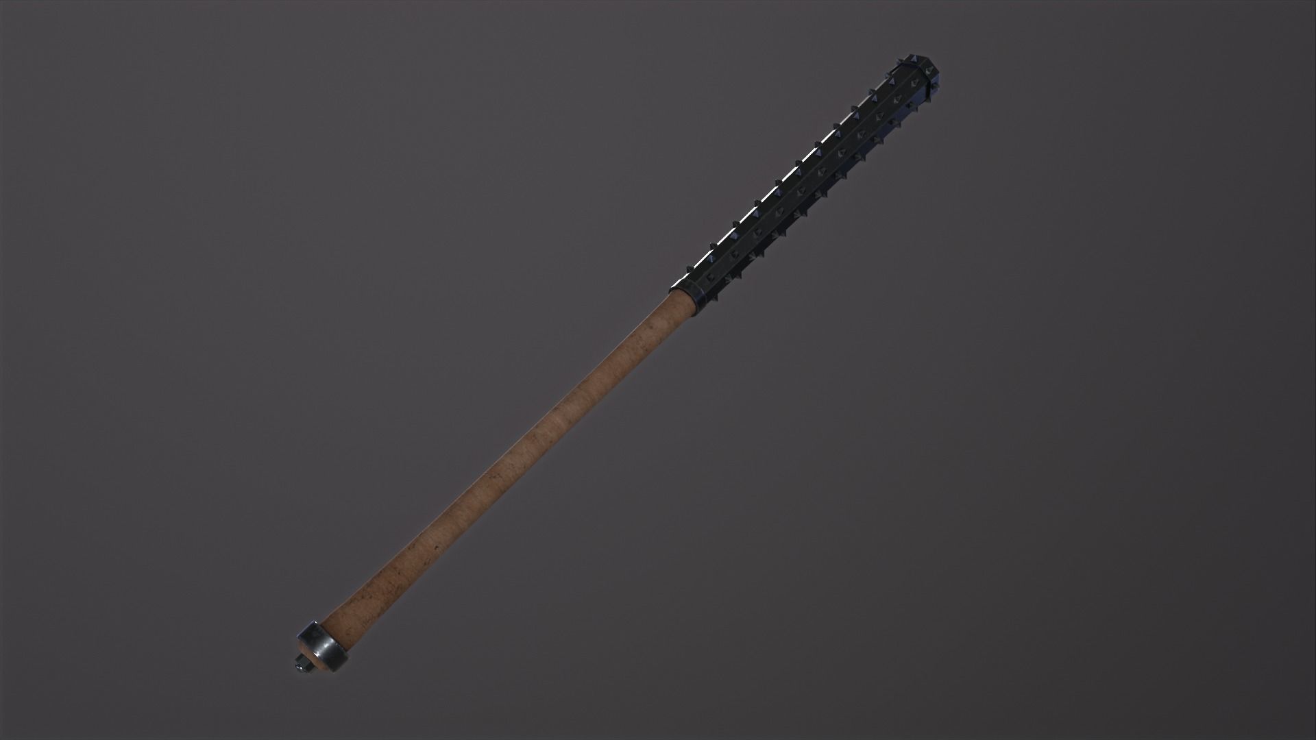 Kanabo samurai PBR Low-poly 3D model_12