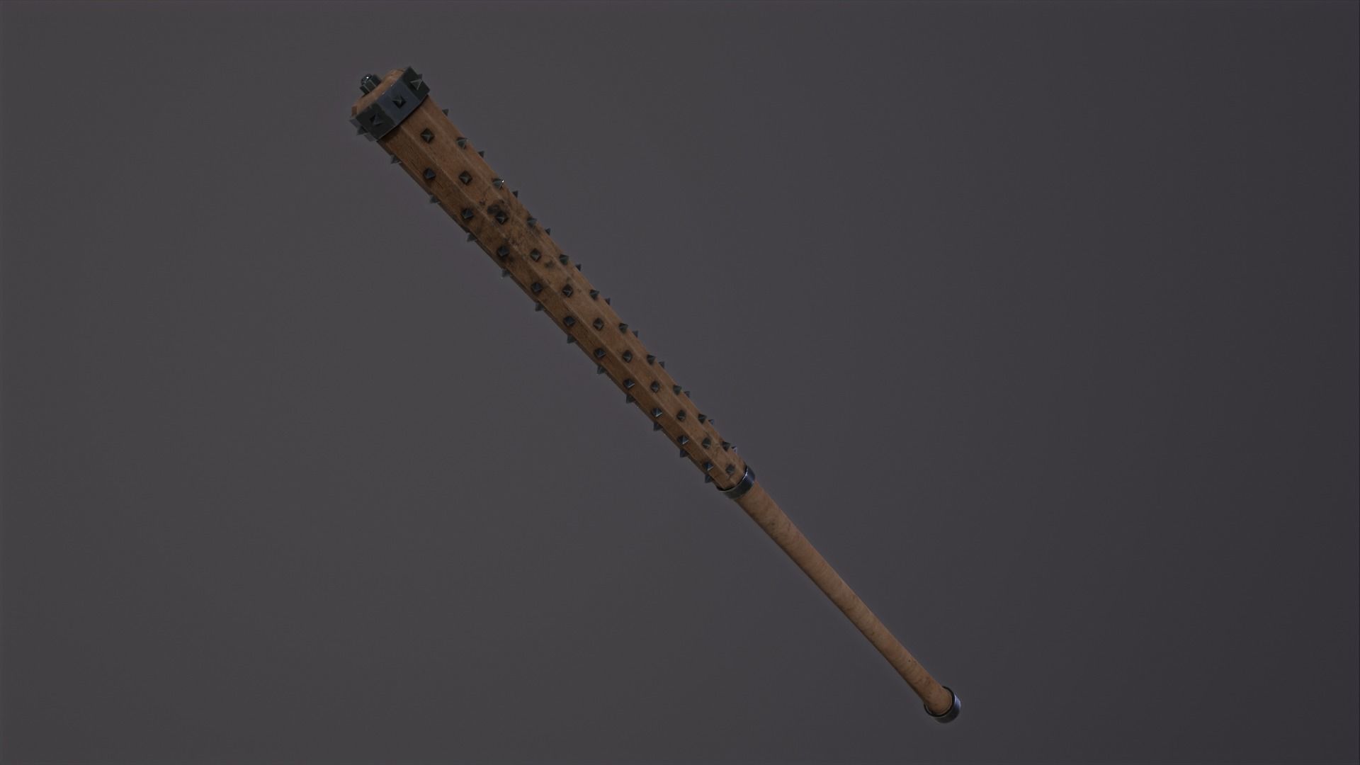 Kanabo samurai PBR Low-poly 3D model_7