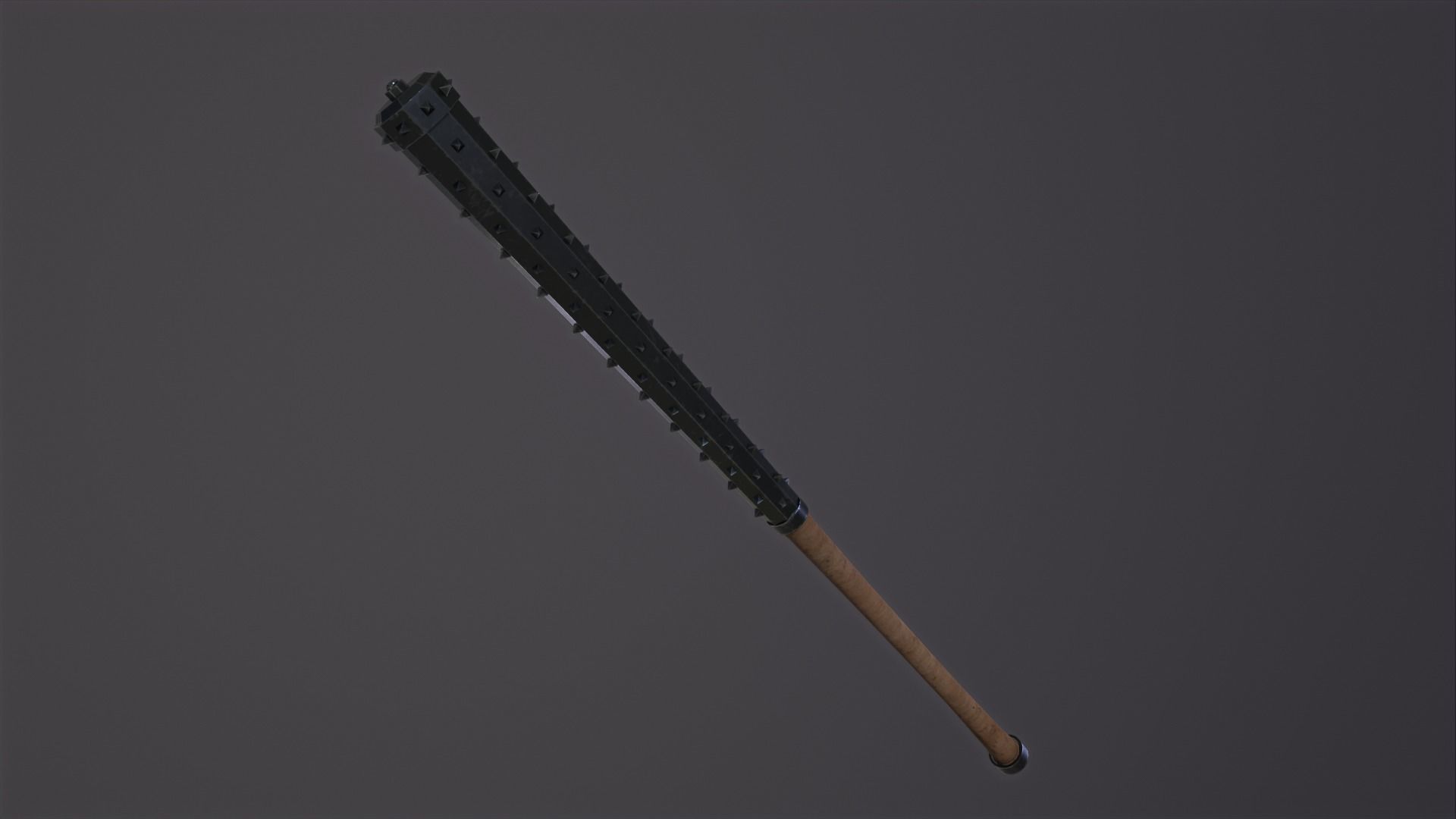 Kanabo samurai PBR Low-poly 3D model_13