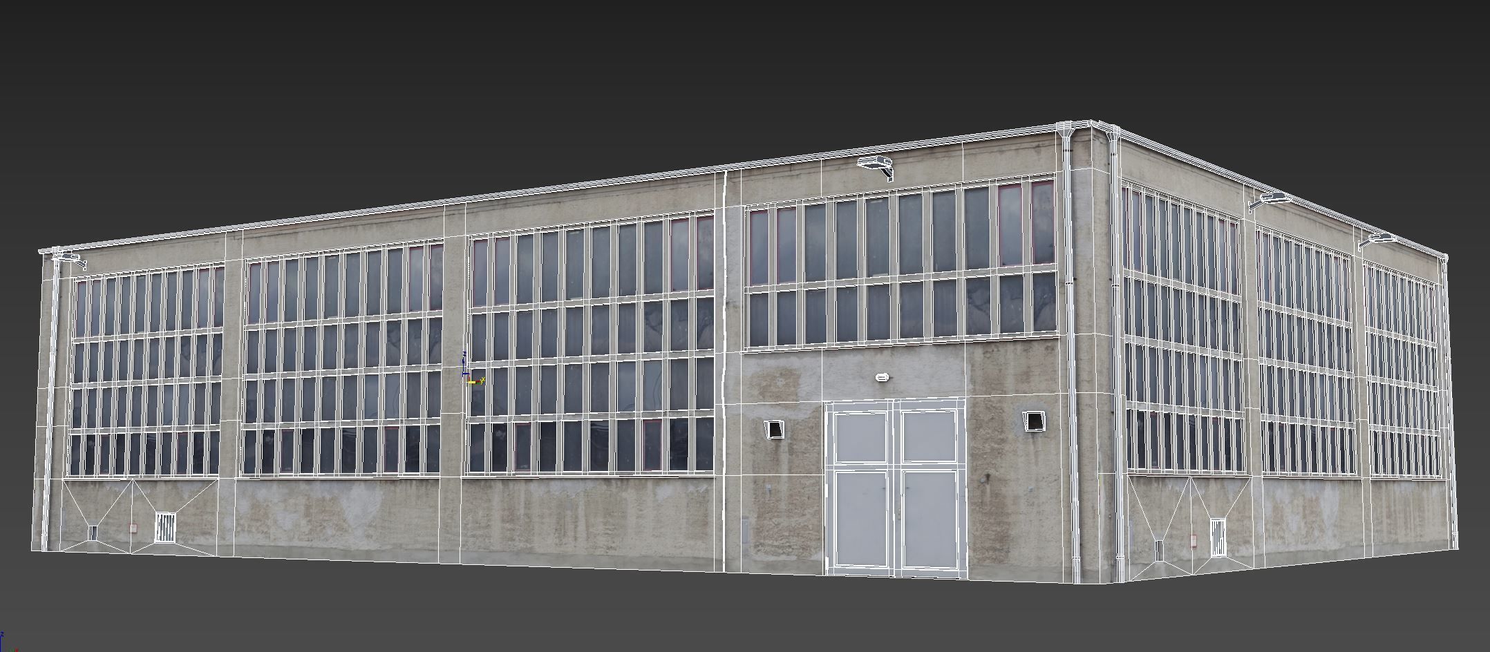 Industrial Building Pack Low-poly 3D model_12