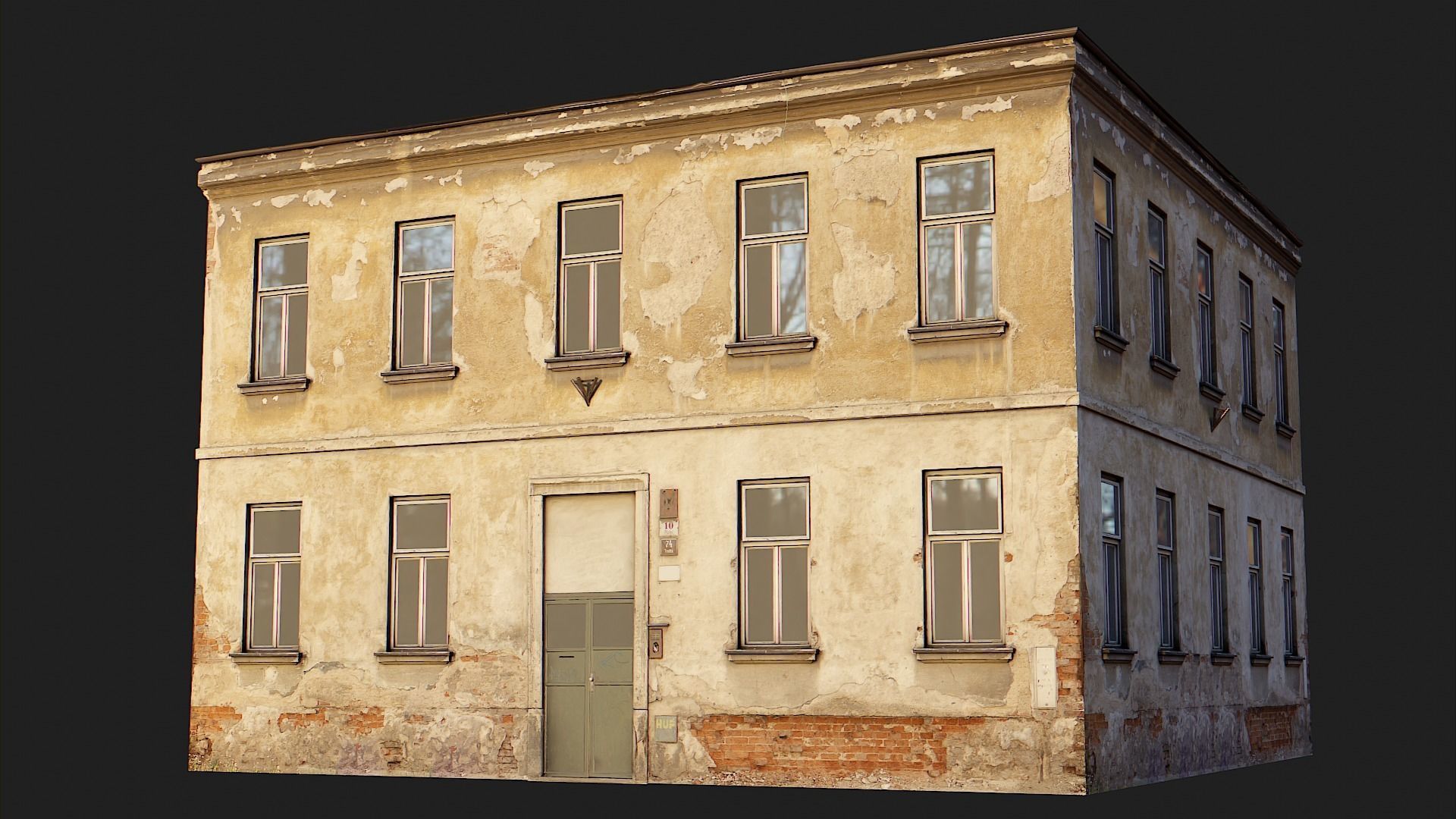 Industrial Building Pack Low-poly 3D model_10