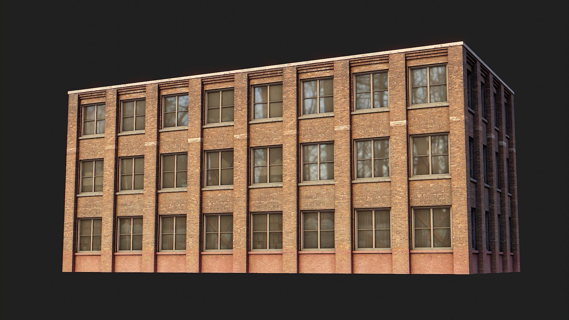 Industrial Building Pack Low-poly 3D model_5