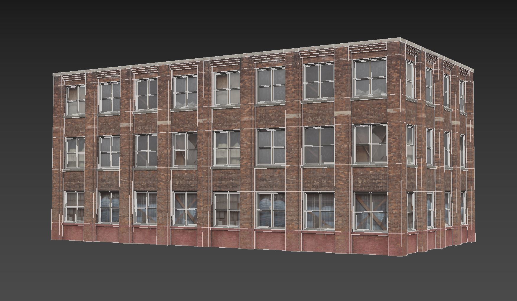 Industrial Building Pack Low-poly 3D model_16